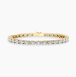 Oval East-West Tennis Lab Diamond Bracelet (7  ct. tw.) 18K Gold