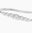 Arcelle Round Lab Diamond ( 2 ct. tw) Bangle Bracelet 18K Gold