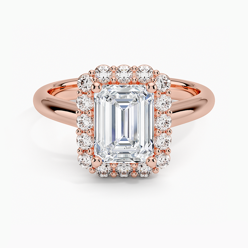 ecomposer-view with diamond shape-emerald,ecomposer-size-1.5-ct,ecomposer-metal type-rose-gold-18k