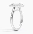 ecomposer-metal type-white-gold-18K,ecomposer-ring setting-halo