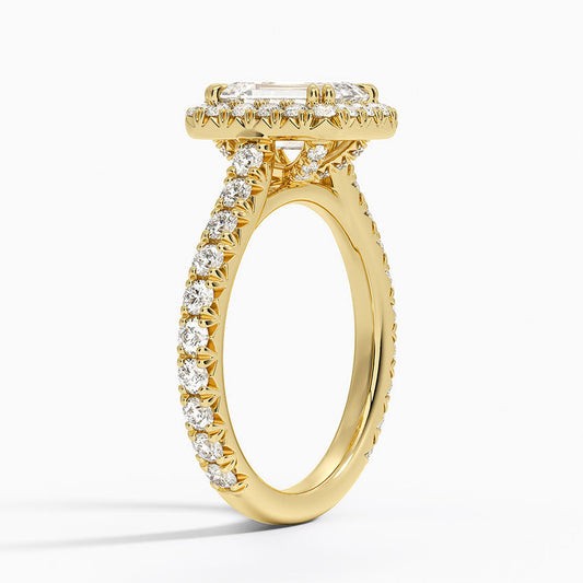 ecomposer-view with diamond shape-emerald,ecomposer-size-1.5-ct,ecomposer-metal type-yellow-gold-18k