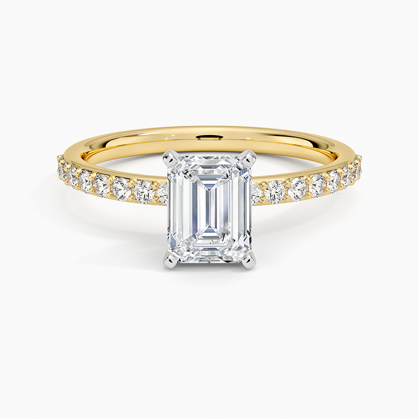 ecomposer-metal type-yellow-gold-18K,ecomposer-ring setting-pave