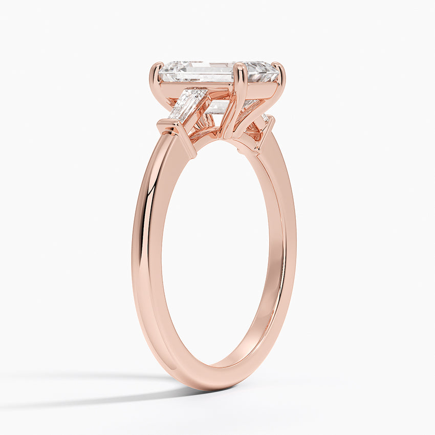 ecomposer-metal type-rose-gold-18K,ecomposer-ring setting-Trilogy 