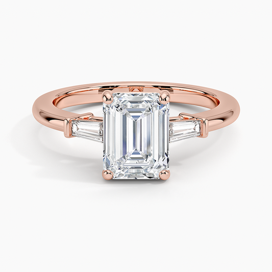 ecomposer-view with diamond shape-emerald,ecomposer-size-1.5-ct,ecomposer-metal type-rose-gold-18k