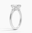 ecomposer-metal type-white-gold-18K,ecomposer-ring setting-Trilogy 