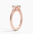 ecomposer-metal type-rose-gold-18K,ecomposer-ring setting-Trilogy 