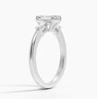 ecomposer-metal type-white-gold-18K,ecomposer-ring setting-Trilogy 