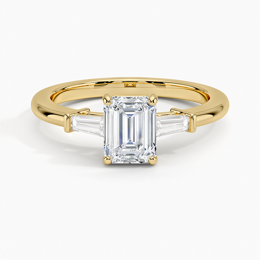 ecomposer-metal type-yellow-gold-18K,ecomposer-ring setting-Trilogy 