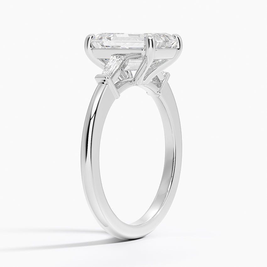 ecomposer-metal type-white-gold-18K,ecomposer-ring setting-Trilogy 