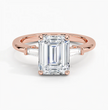 ecomposer-view with diamond shape-emerald,ecomposer-size-2-ct,ecomposer-metal type-rose-gold-18k