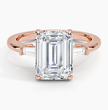 ecomposer-view with diamond shape-emerald,ecomposer-size-3-ct,ecomposer-metal type-rose-gold-18k