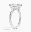 ecomposer-metal type-white-gold-18K,ecomposer-ring setting-Trilogy 