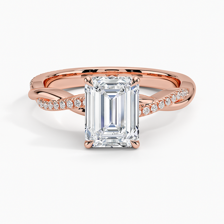 ecomposer-view with diamond shape-emerald,ecomposer-size-1.5-ct,ecomposer-metal type-rose-gold-18k