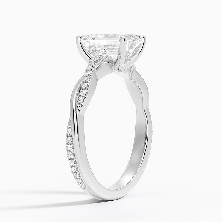 ecomposer-view with diamond shape-emerald,ecomposer-size-1.5-ct,ecomposer-metal type-white-gold-18k