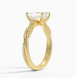 ecomposer-metal type-yellow-gold-18K,ecomposer-ring setting-twisted