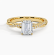 ecomposer-metal type-yellow-gold-18K,ecomposer-ring setting-twisted