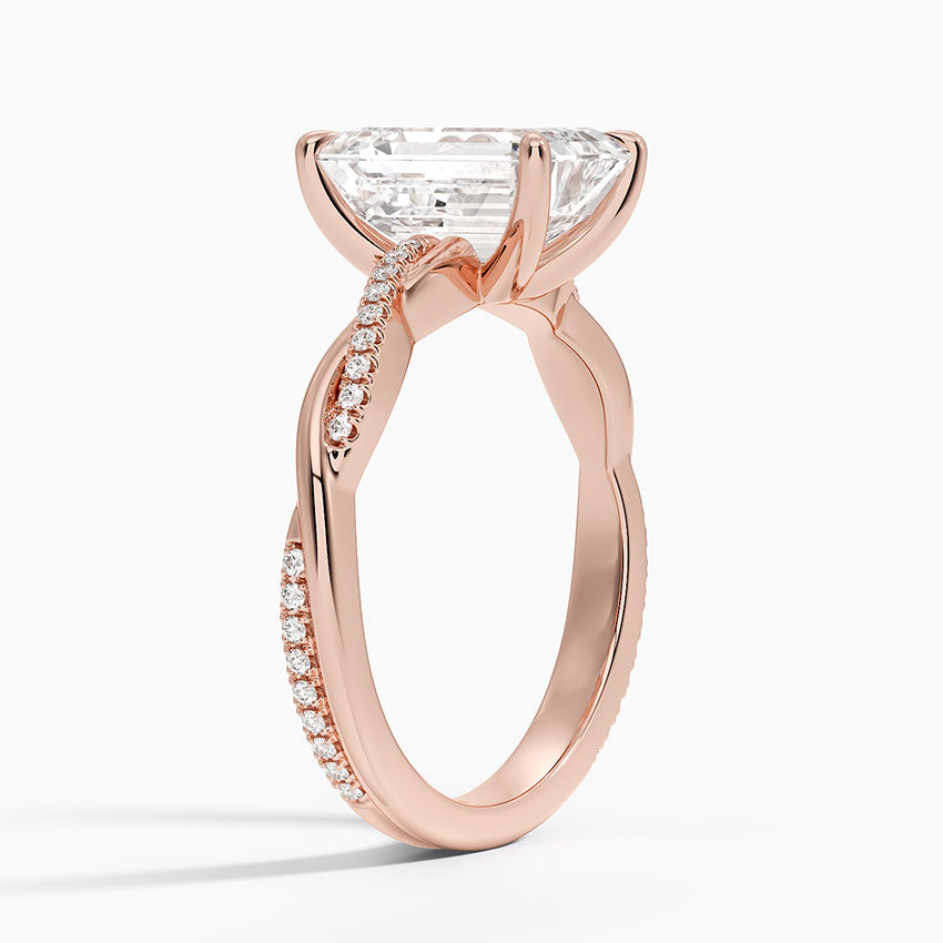 ecomposer-view with diamond shape-emerald,ecomposer-size-2.5-ct,ecomposer-metal type-rose-gold-18k