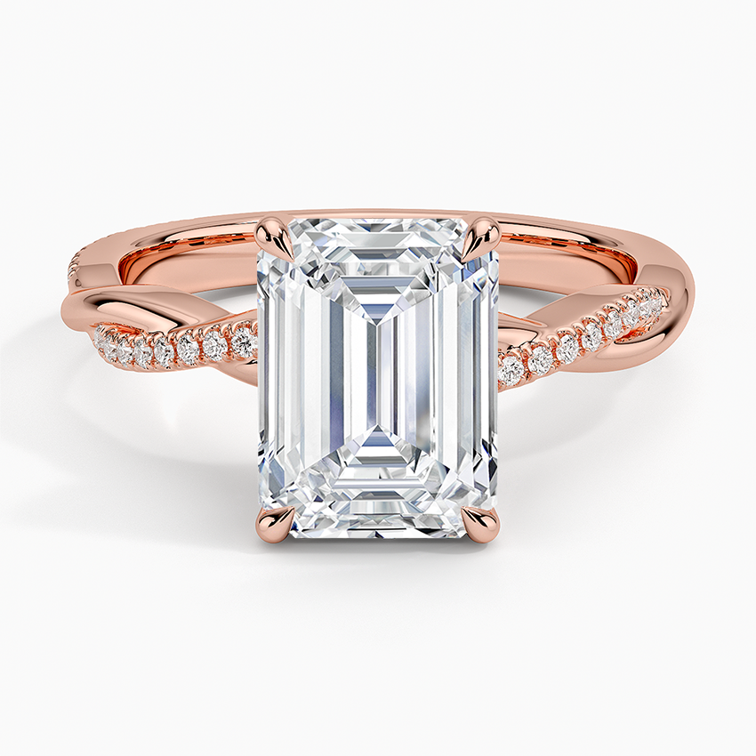 ecomposer-view with diamond shape-emerald,ecomposer-size-2.5-ct,ecomposer-metal type-rose-gold-18k