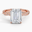 ecomposer-view with diamond shape-emerald,ecomposer-size-3-ct,ecomposer-metal type-rose-gold-18k