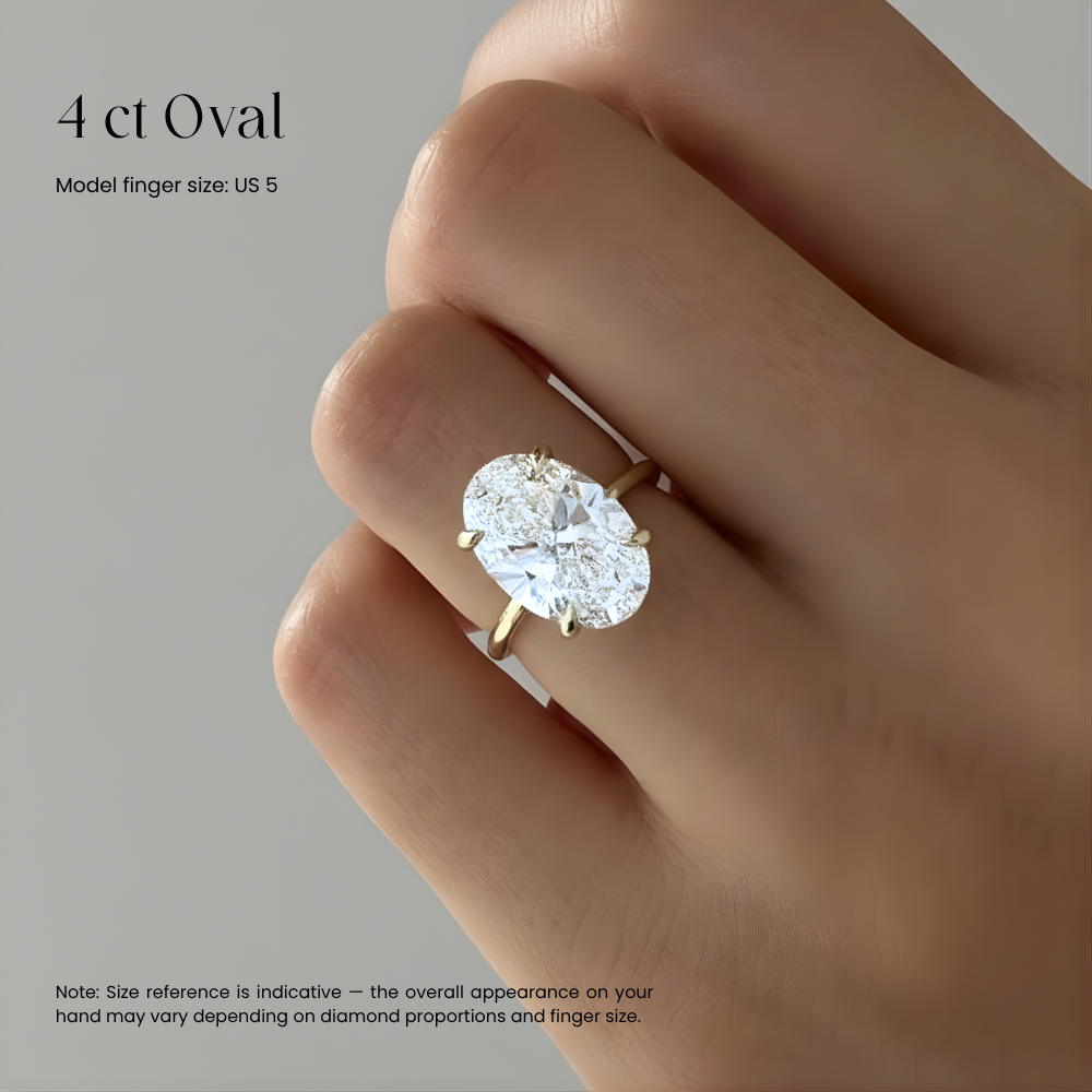 ecomposer-view with diamond shape-oval, ecomposer-metal type-rose-gold-18k, ecomposer-metal type-white-gold-18k, ecomposer-metal type-yellow-gold-18k
