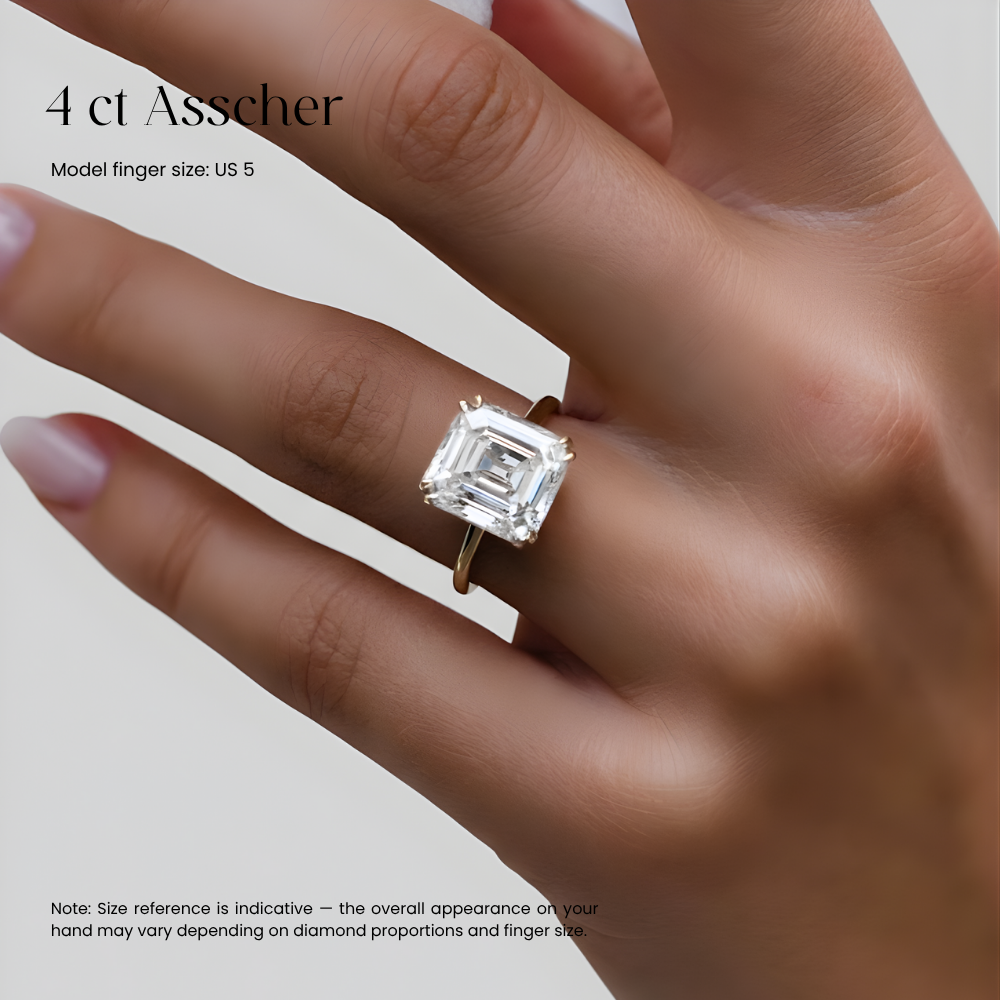 ecomposer-view with diamond shape-asscher, ecomposer-metal type-rose-gold-18k, ecomposer-metal type-white-gold-18k, ecomposer-metal type-yellow-gold-18k