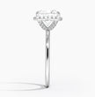 ecomposer-metal type-white-gold-18K,ecomposer-ring setting-halo