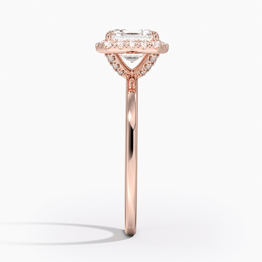 ecomposer-view with diamond shape-asscher,ecomposer-size-1.5-ct,ecomposer-metal type-rose-gold-18k