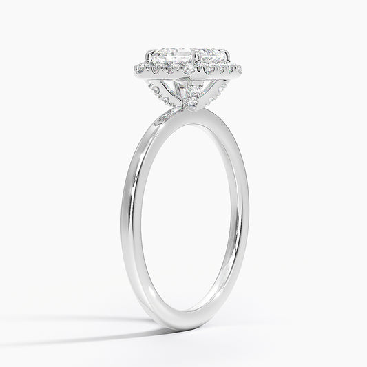 ecomposer-view with diamond shape-asscher,ecomposer-size-1-ct,ecomposer-metal type-white-gold-18k