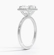 ecomposer-metal type-white-gold-18K,ecomposer-ring setting-halo