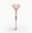 ecomposer-view with diamond shape-cushion,ecomposer-size-1.5-ct,ecomposer-metal type-rose-gold-18k