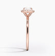 ecomposer-view with diamond shape-cushion,ecomposer-size-1-ct,ecomposer-metal type-rose-gold-18k