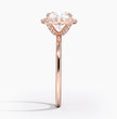 ecomposer-view with diamond shape-cushion,ecomposer-size-2-ct,ecomposer-metal type-rose-gold-18k