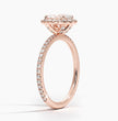 ecomposer-view with diamond shape-oval,ecomposer-size-1-ct,ecomposer-metal type-rose-gold-18k