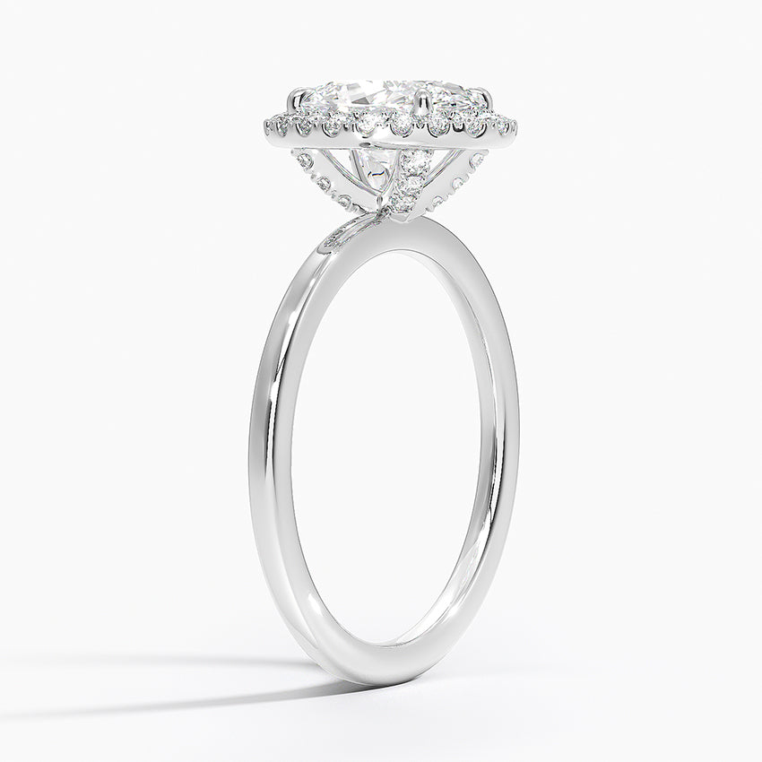 ecomposer-view with diamond shape-oval,ecomposer-size-1.5-ct,ecomposer-metal type-white-gold-18k