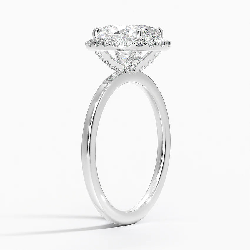 ecomposer-view with diamond shape-oval,ecomposer-size-2-ct,ecomposer-metal type-white-gold-18k