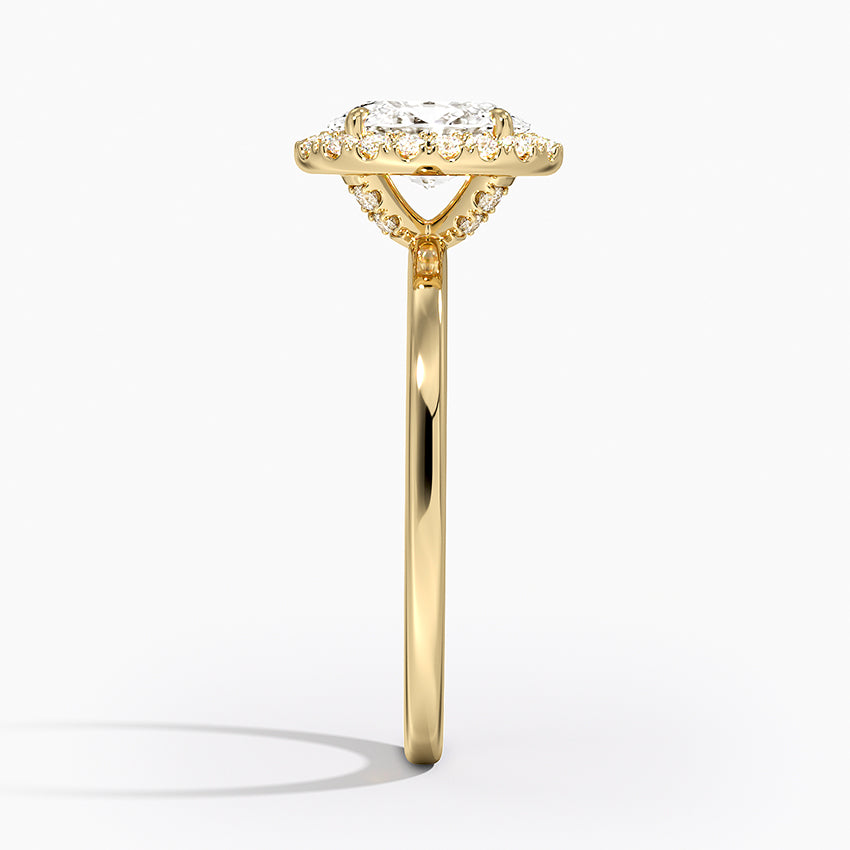 ecomposer-view with diamond shape-oval,ecomposer-size-1-ct,ecomposer-metal type-yellow-gold-18k