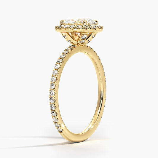 Halo Pave Ring