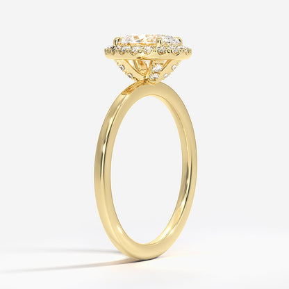 ecomposer-view with diamond shape-oval,ecomposer-size-1-ct,ecomposer-metal type-yellow-gold-18k
