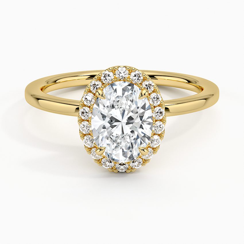 ecomposer-view with diamond shape-oval,ecomposer-size-1-ct,ecomposer-metal type-yellow-gold-18k