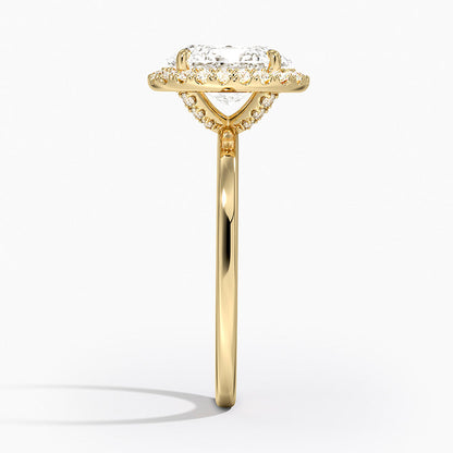 ecomposer-view with diamond shape-oval,ecomposer-size-2-ct,ecomposer-metal type-yellow-gold-18k