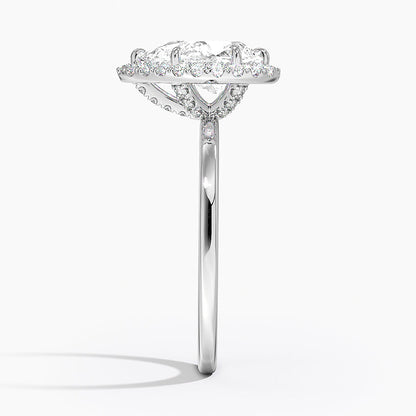 ecomposer-view with diamond shape-pear,ecomposer-size-1.5-ct,ecomposer-metal type-white-gold-18k