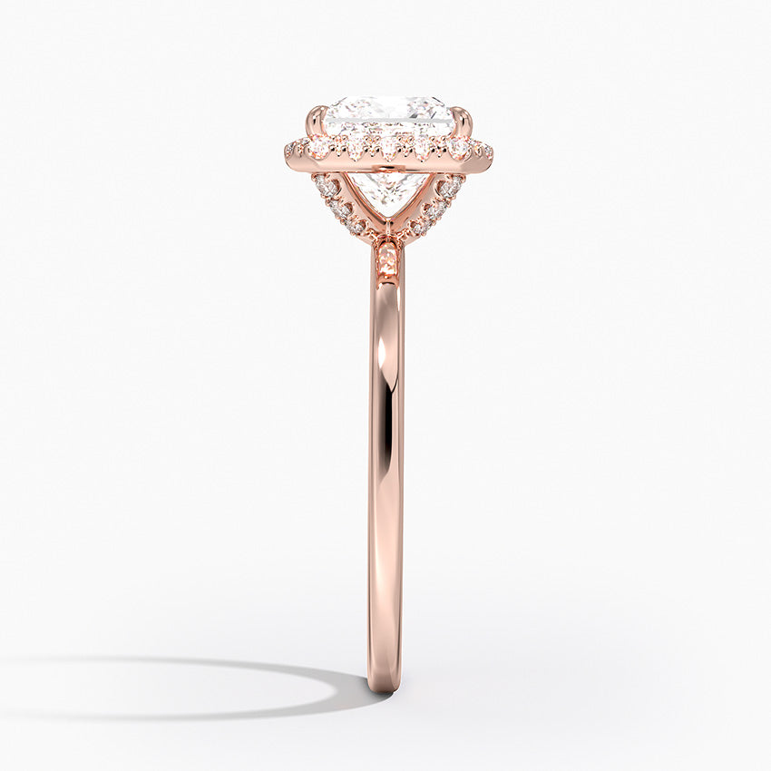 ecomposer-view with diamond shape-princess,ecomposer-size-1.5-ct,ecomposer-metal type-rose-gold-18k