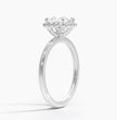 ecomposer-metal type-white-gold-18K,ecomposer-ring setting-halo