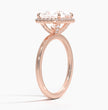 ecomposer-view with diamond shape-princess,ecomposer-size-2-ct,ecomposer-metal type-rose-gold-18k