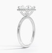 ecomposer-metal type-white-gold-18K,ecomposer-ring setting-halo