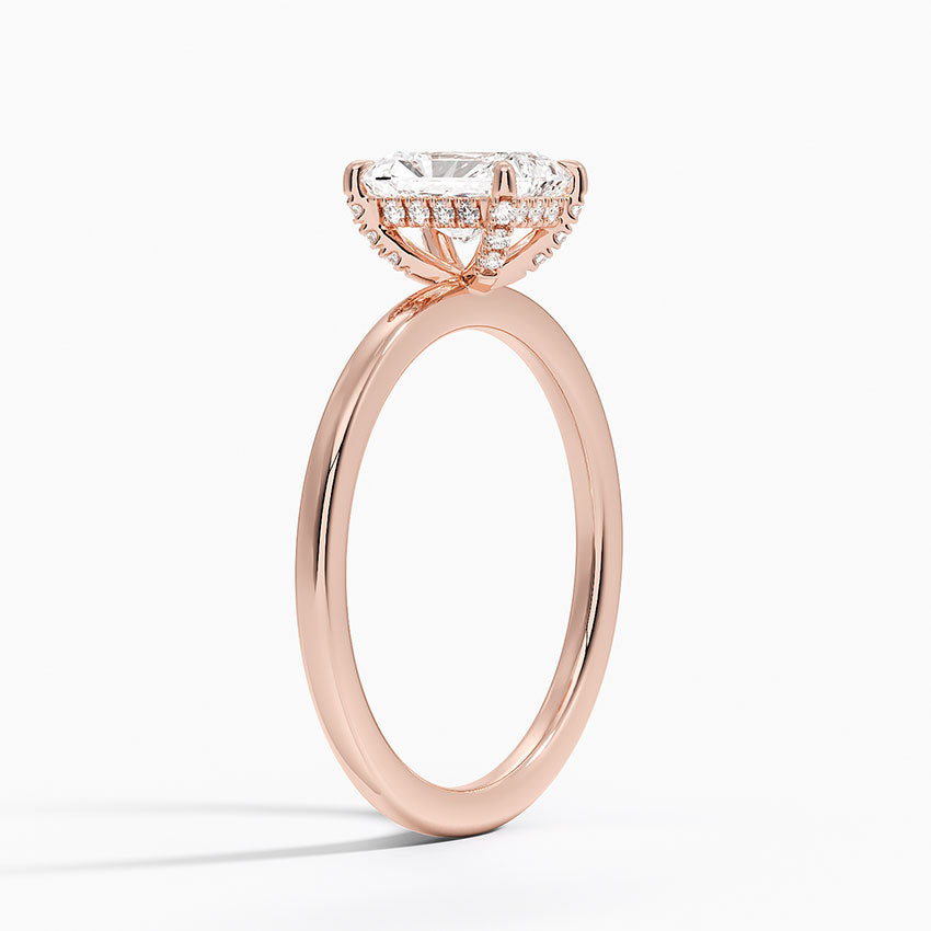 ecomposer-metal type-rose-gold-18K,ecomposer-ring setting-pave