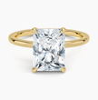 ecomposer-metal type-yellow-gold-18K,ecomposer-ring setting-halo