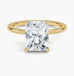 ecomposer-metal type-yellow-gold-18K,ecomposer-ring setting-halo