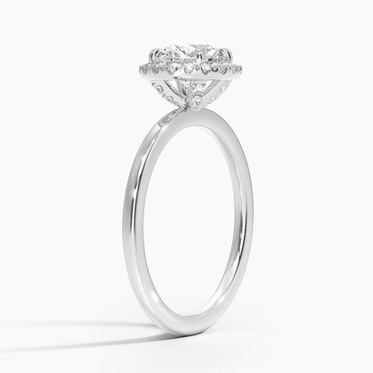 ecomposer-view with diamond shape-round,ecomposer-size-1-ct,ecomposer-metal type-white-gold-18k