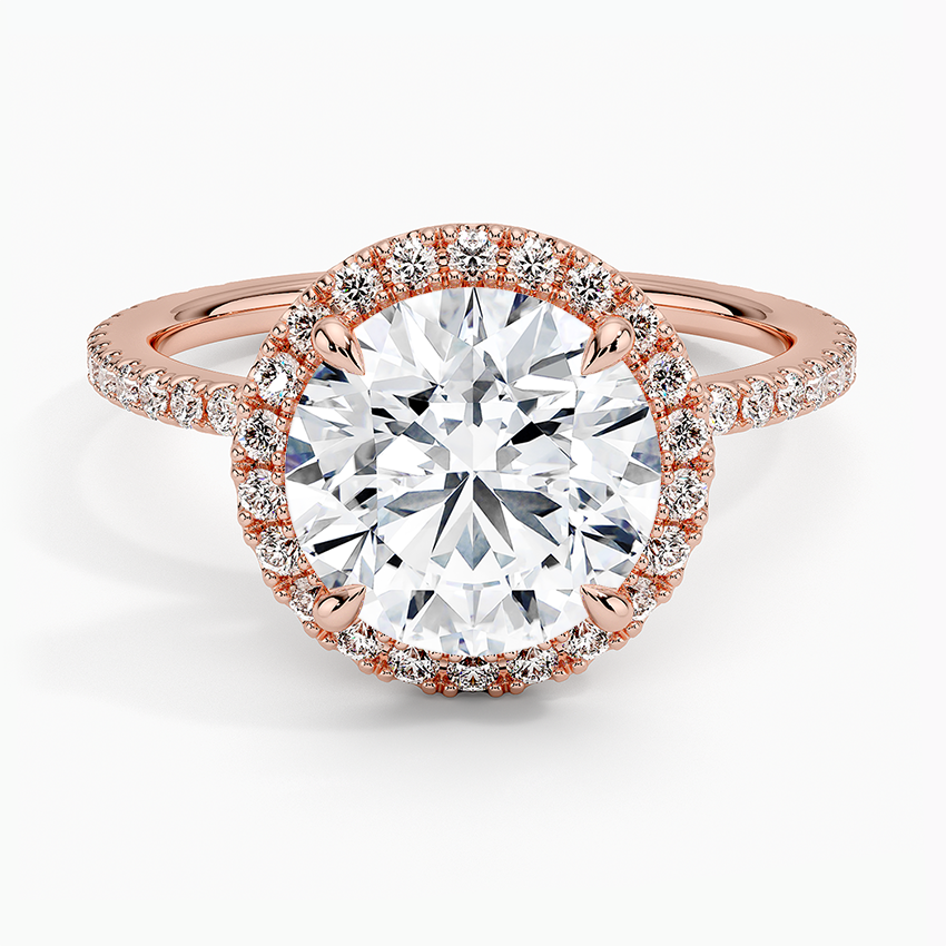 ecomposer-view with diamond shape-round,ecomposer-size-2.5-ct,ecomposer-metal type-rose-gold-18k